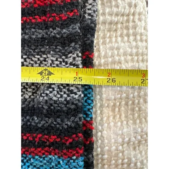 Canyon Creek Baja Hoodie L/XL Drug Rug Rasta Pullover Sweatshirt Mexican Beachy - Picture 7 of 9